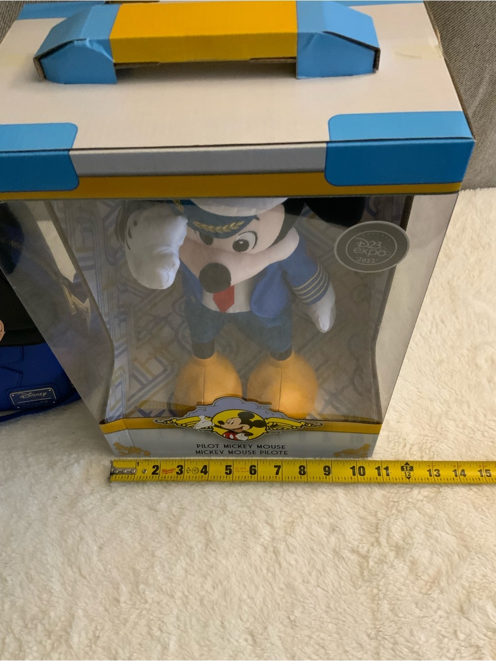 Loungefly Disney Mickey Mouse One : Walt’s Plane - Pilot Mickey Mouse & Plush - Picture 9 of 11